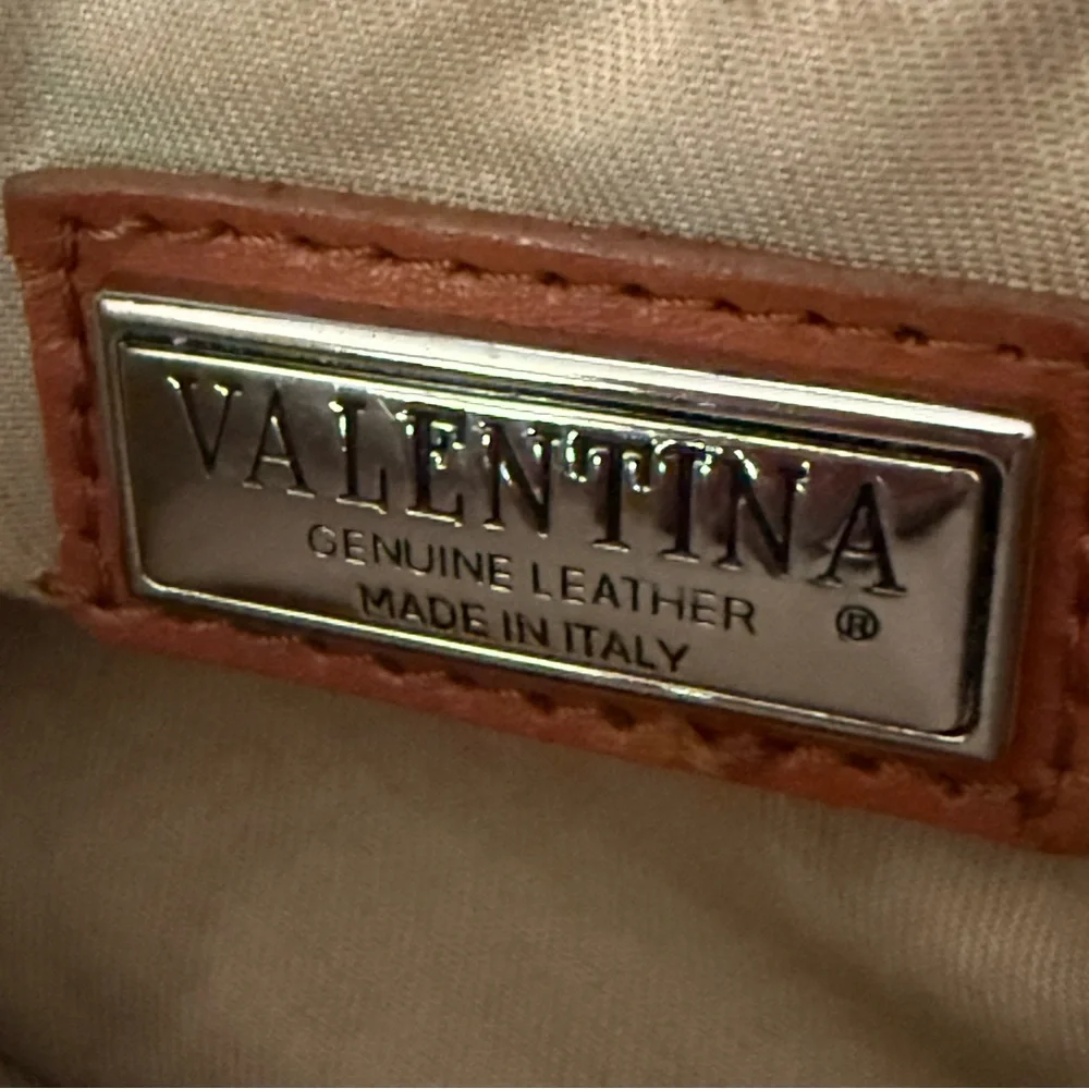 Valentina brown leather crossbody bag (B83) - Picture 7 of 11